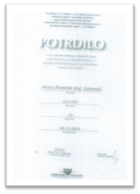 Irena Linasi - ZDU 2004/33 Investicijski skladi